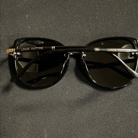 Louis Vuitton Black and Gold Sunglasses - Picture 2 of 2